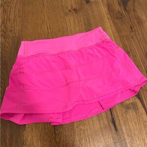 Lululemon Pace Rival Skirt Pink